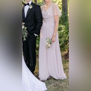 Adrianna Papell Morganite Formal Gown Size 8